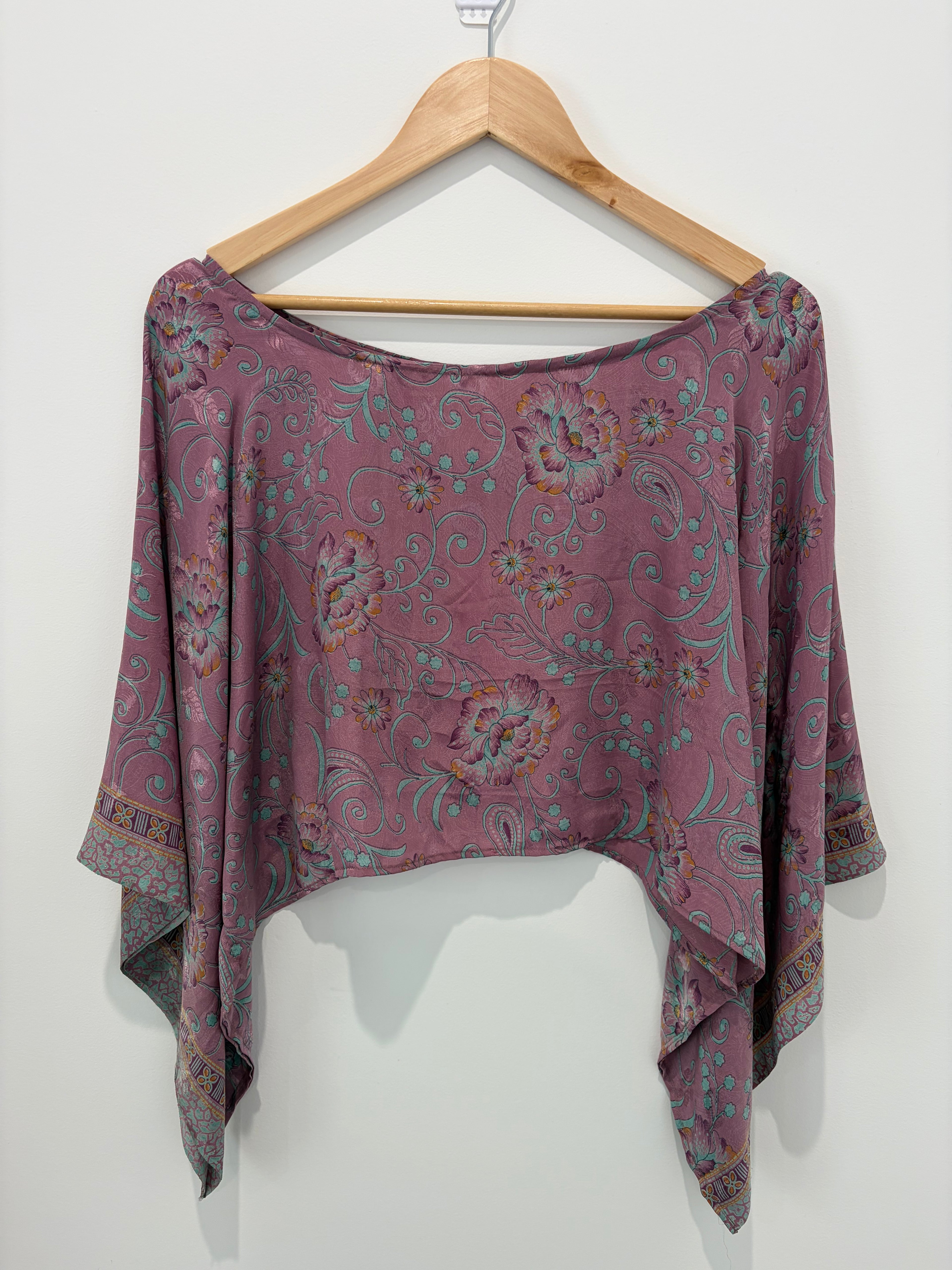 Rumi crop top : purple