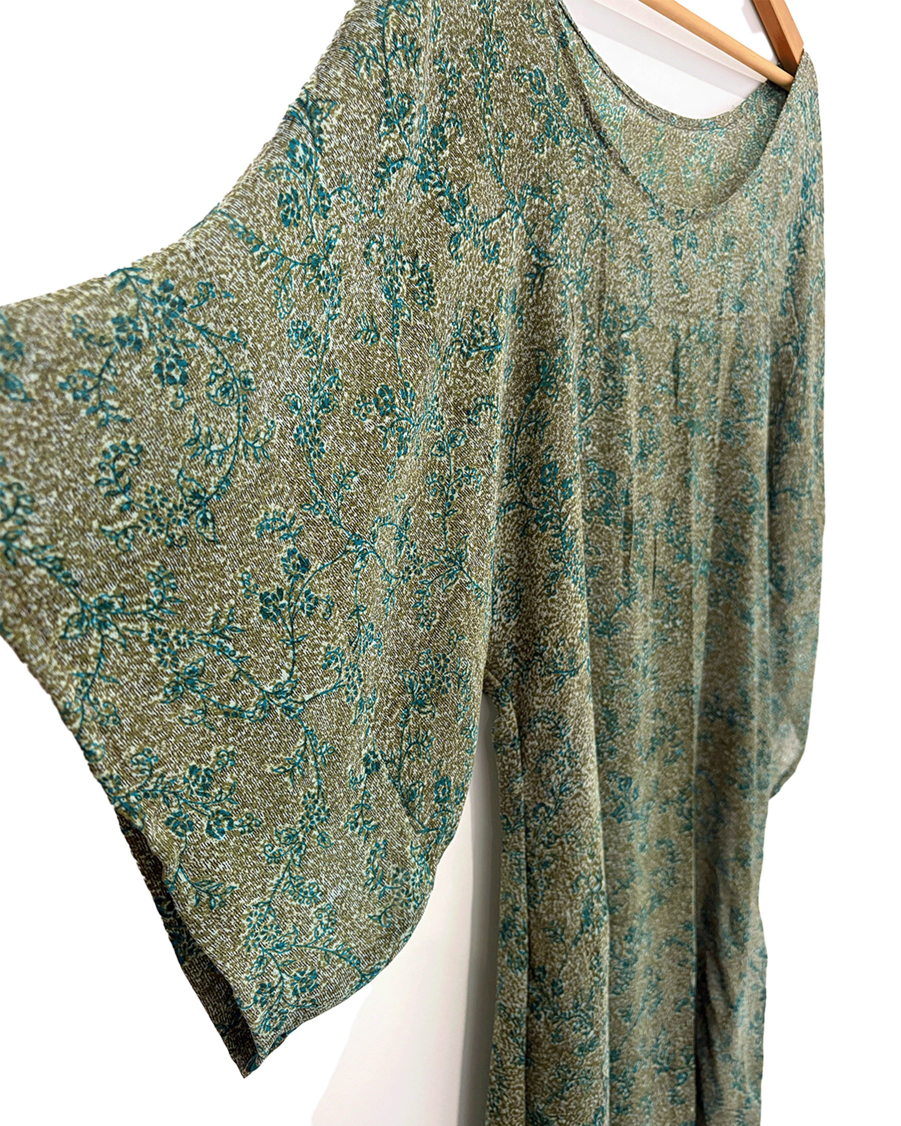 Bohème Dress :  olive teal