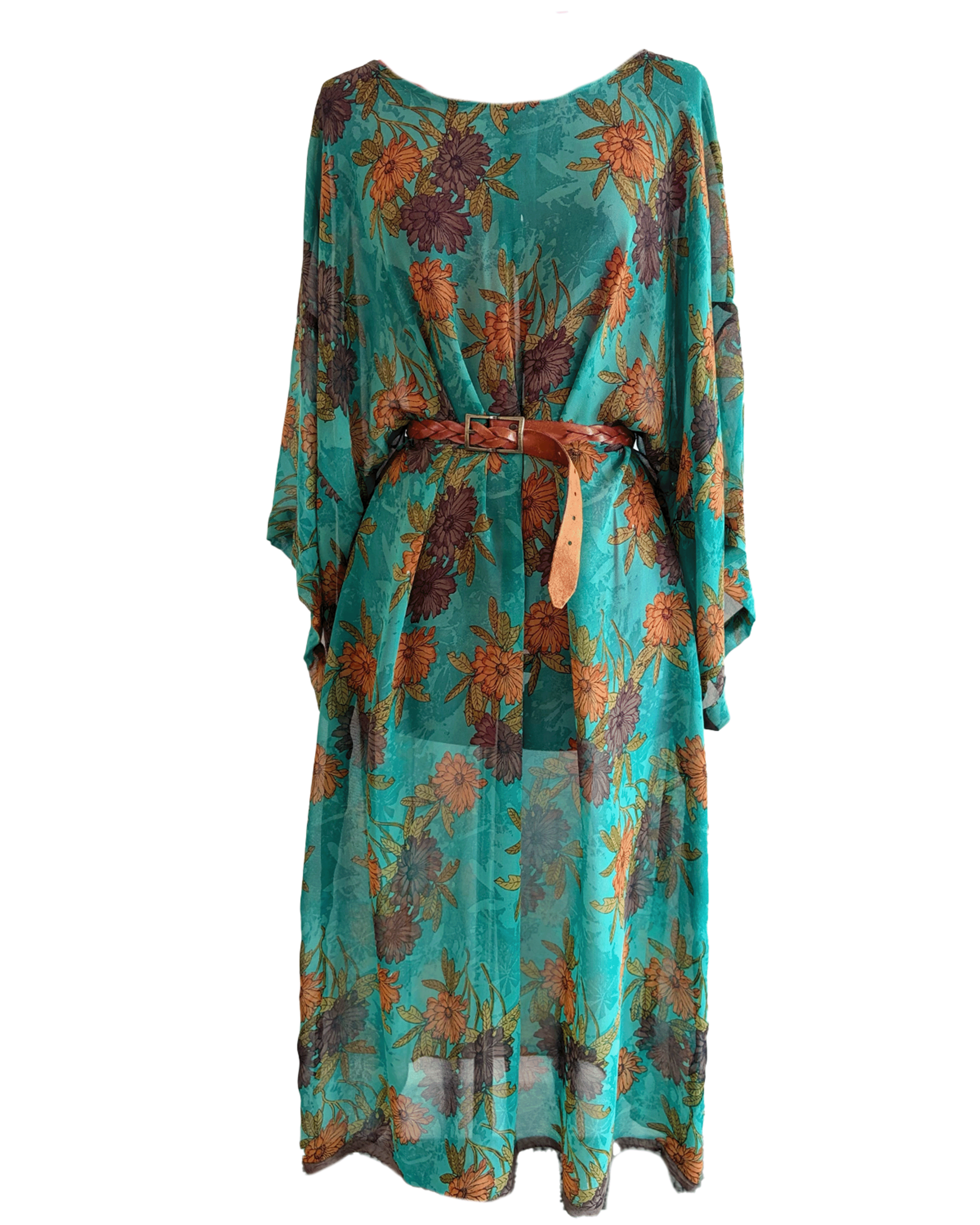 Bohème Dress :  turquoise garden