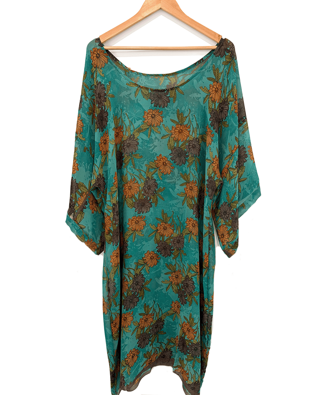 Bohème Dress :  turquoise garden