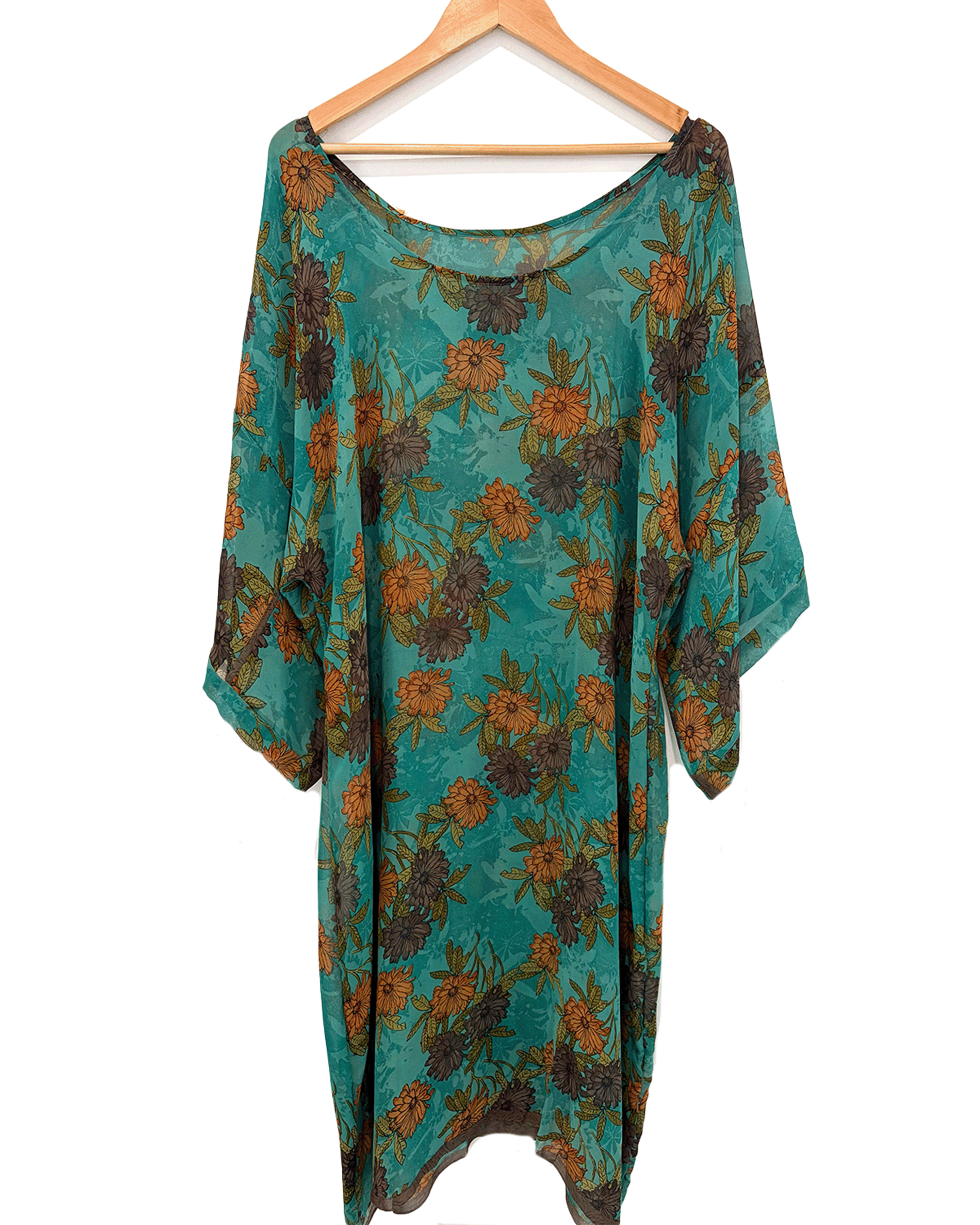 Bohème Dress :  turquoise garden