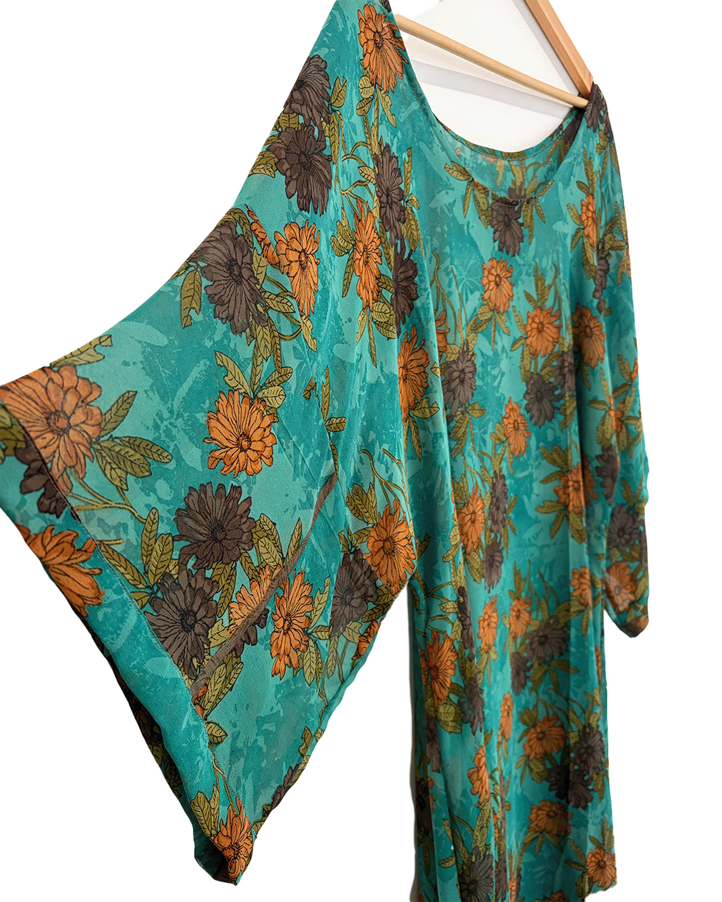 Bohème Dress :  turquoise garden