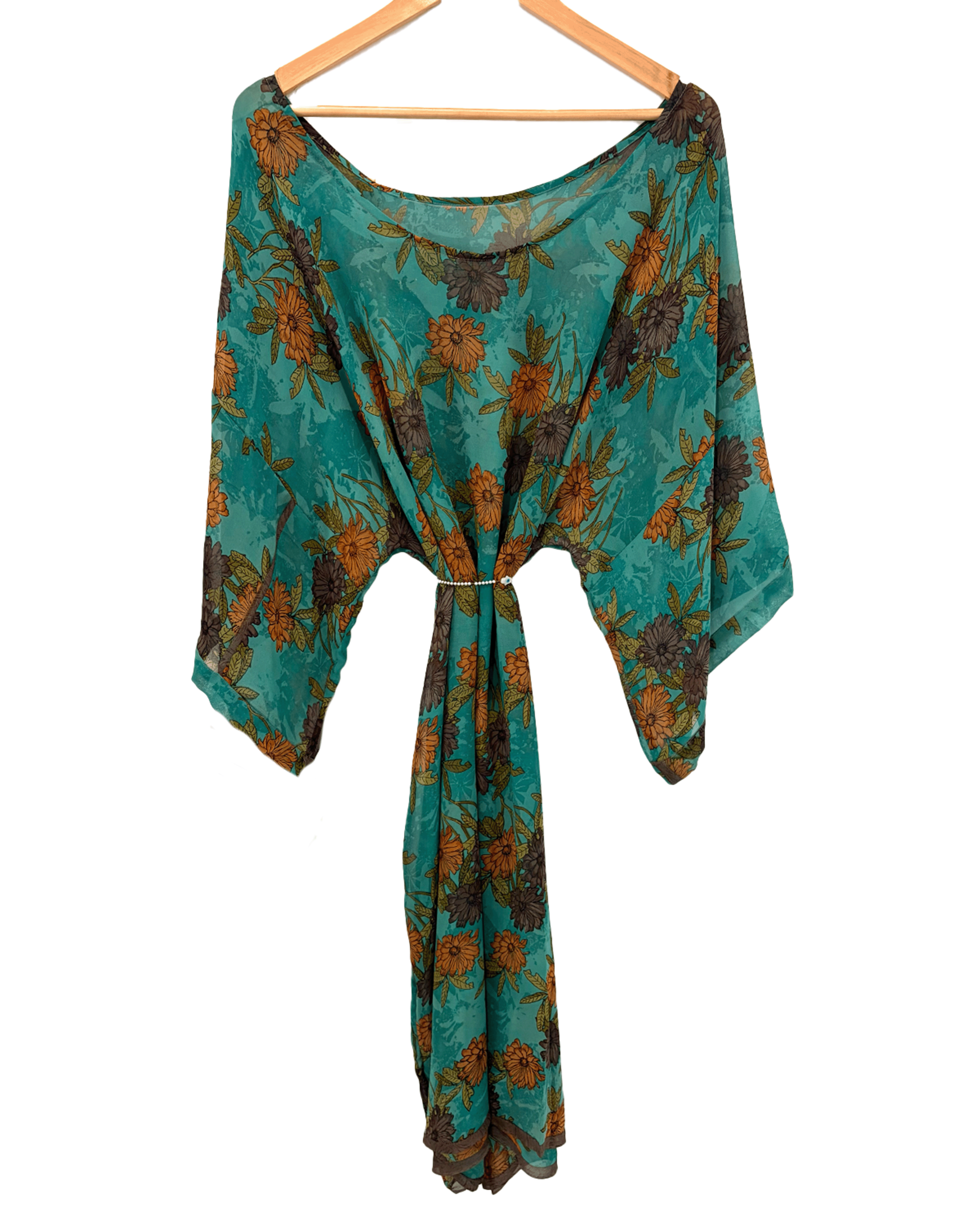 Bohème Dress :  turquoise garden