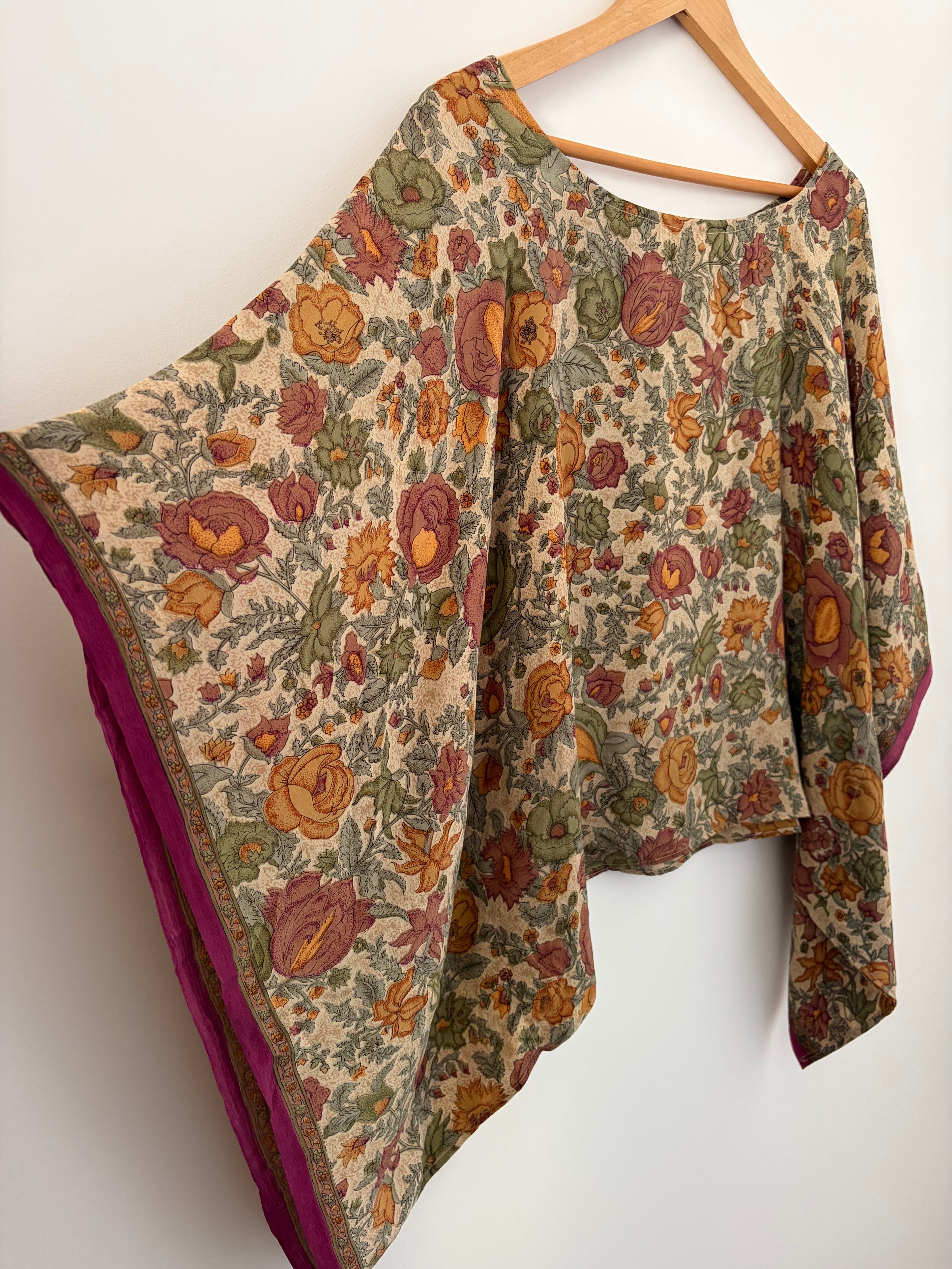 Rumi top : vintage floral (long)