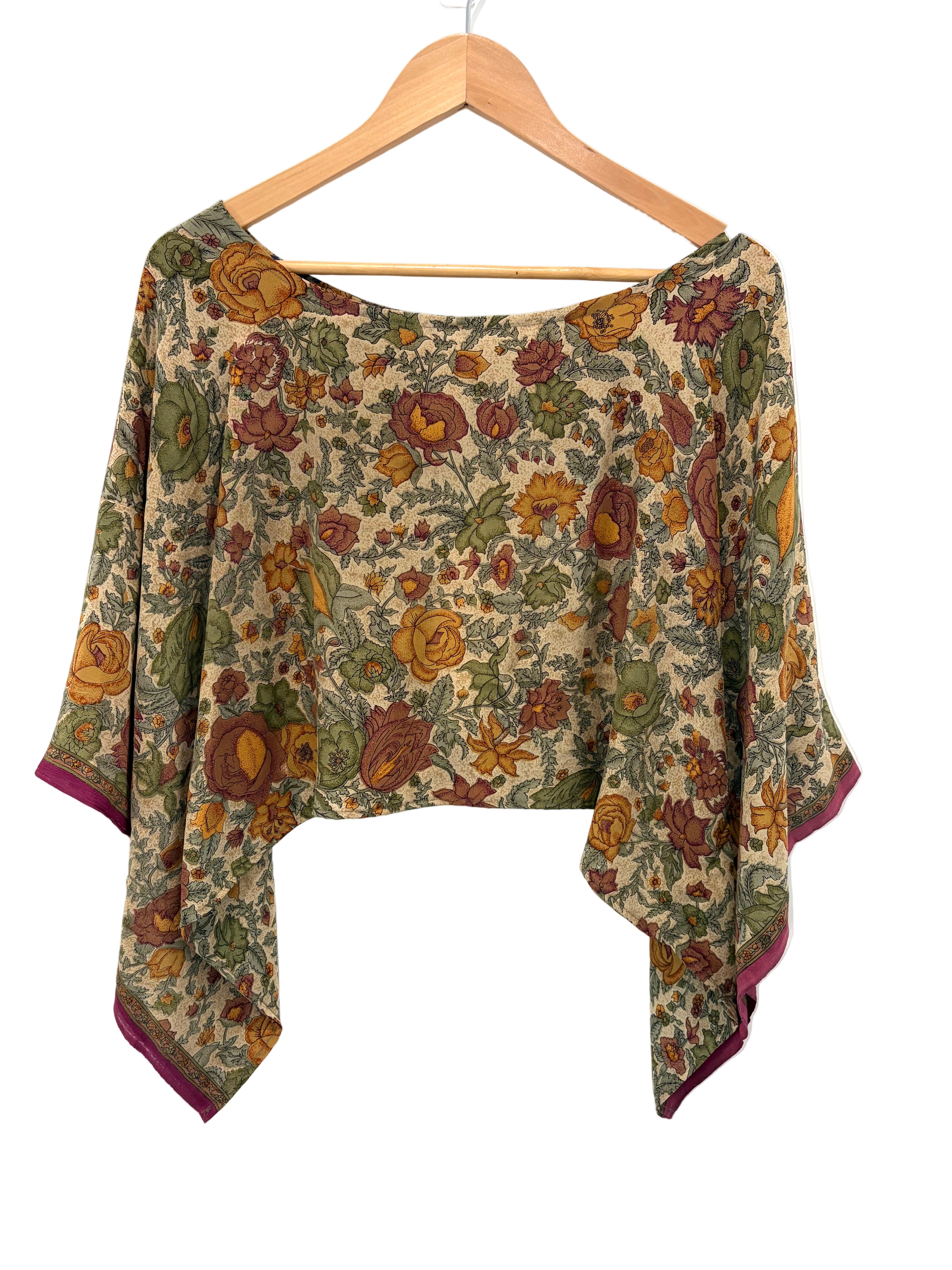 Rumi crop top : vintage floral