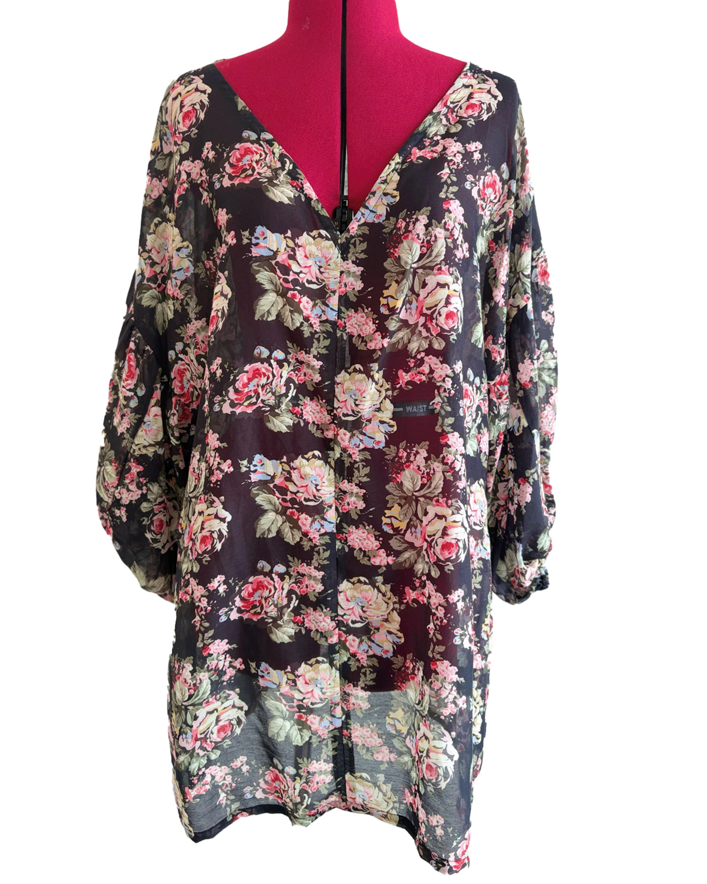 Gypsy shift dress : night garden