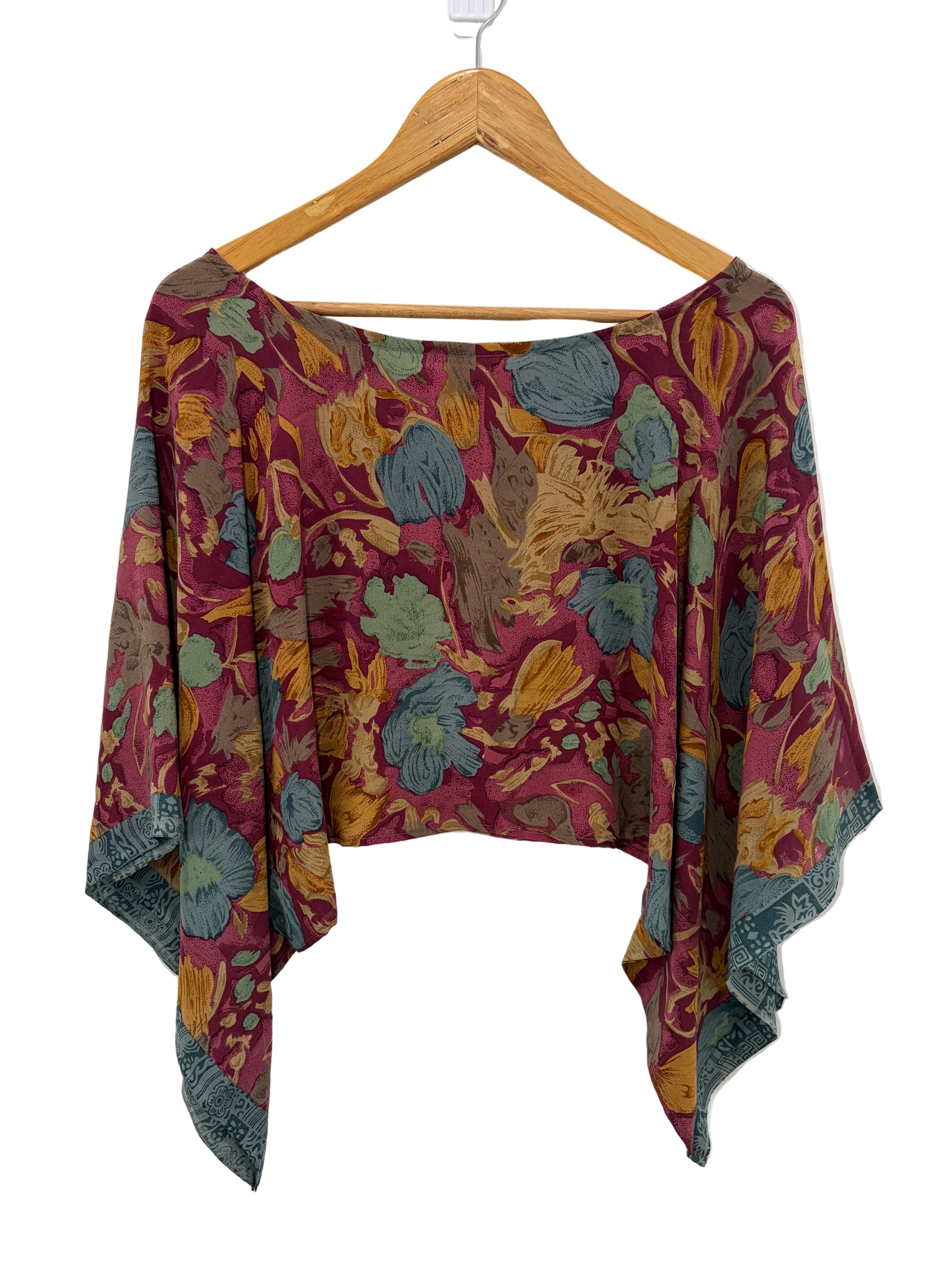 Rumi crop top : painted floral