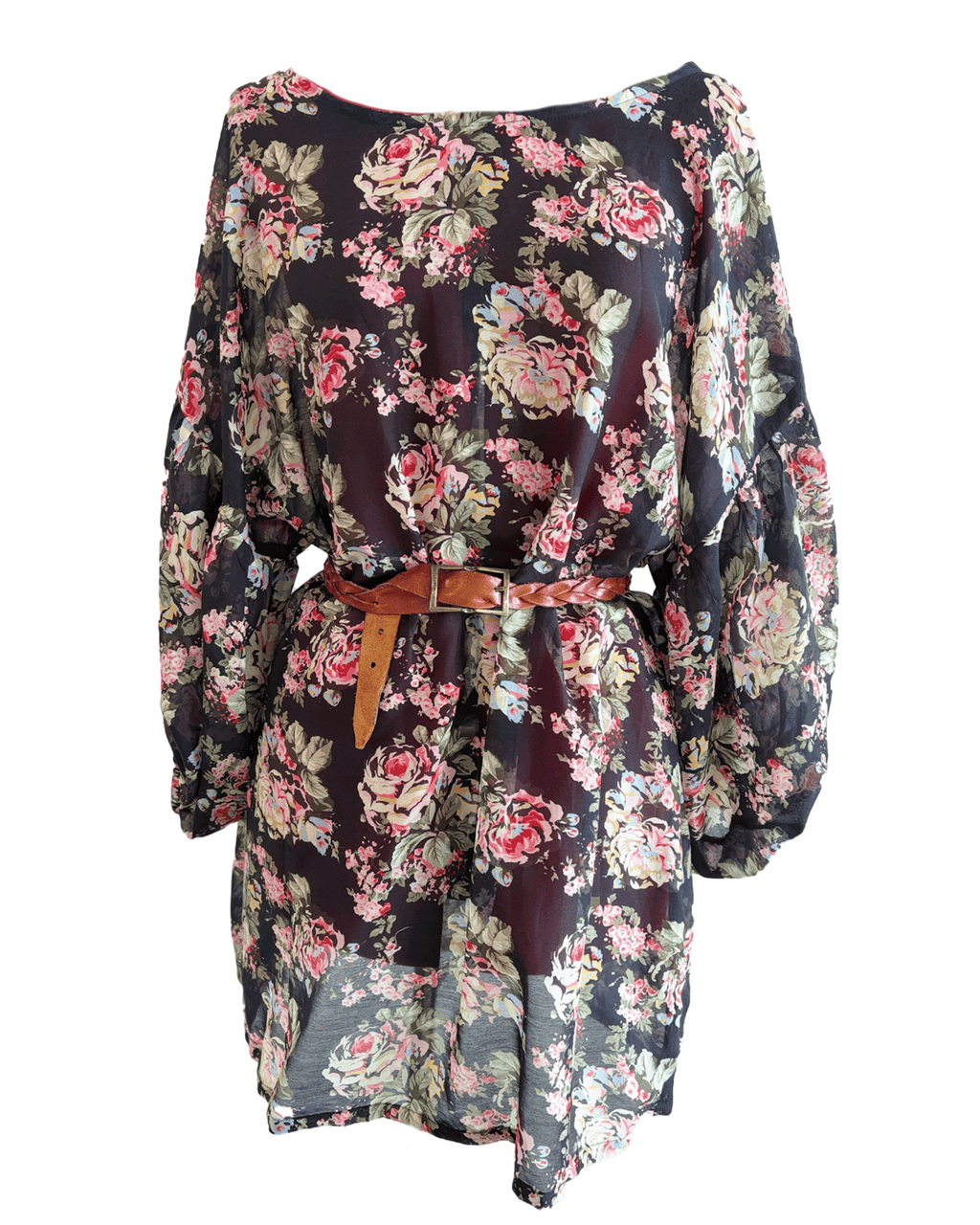 Gypsy shift dress : night garden