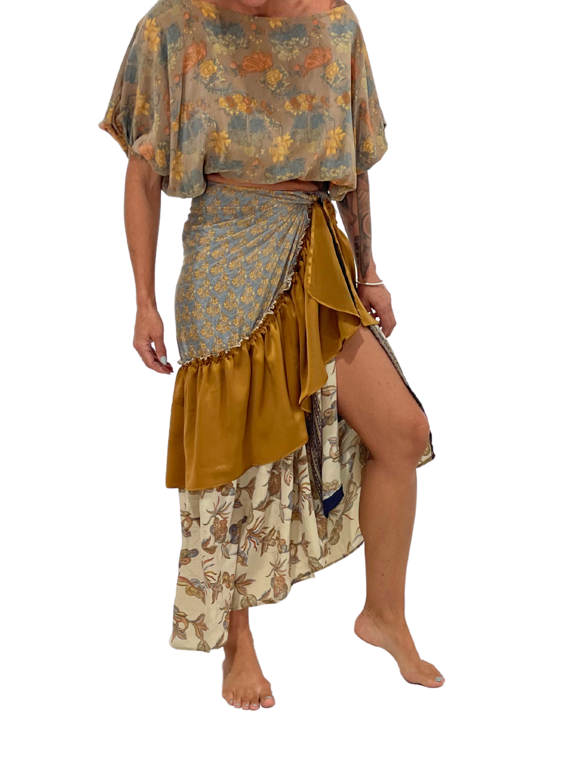 Oracle Skirt : Gold Leaf