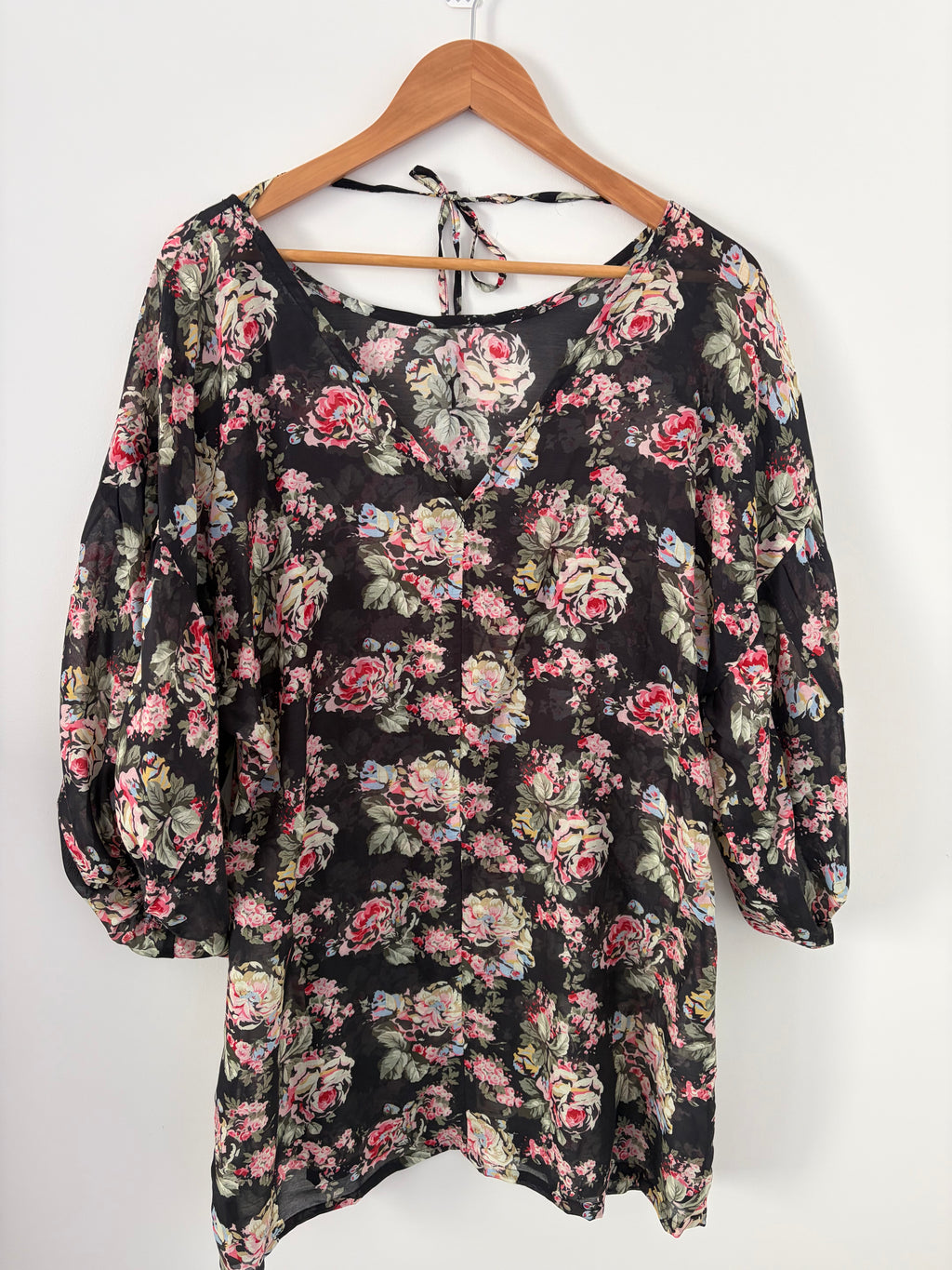 Gypsy shift dress : night garden