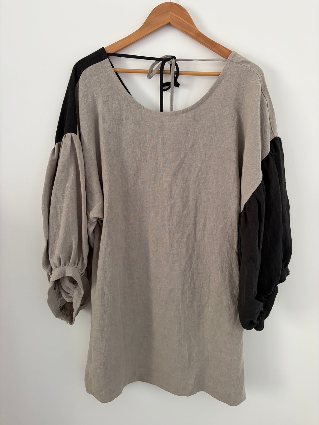 Gypsy shift dress : grey black