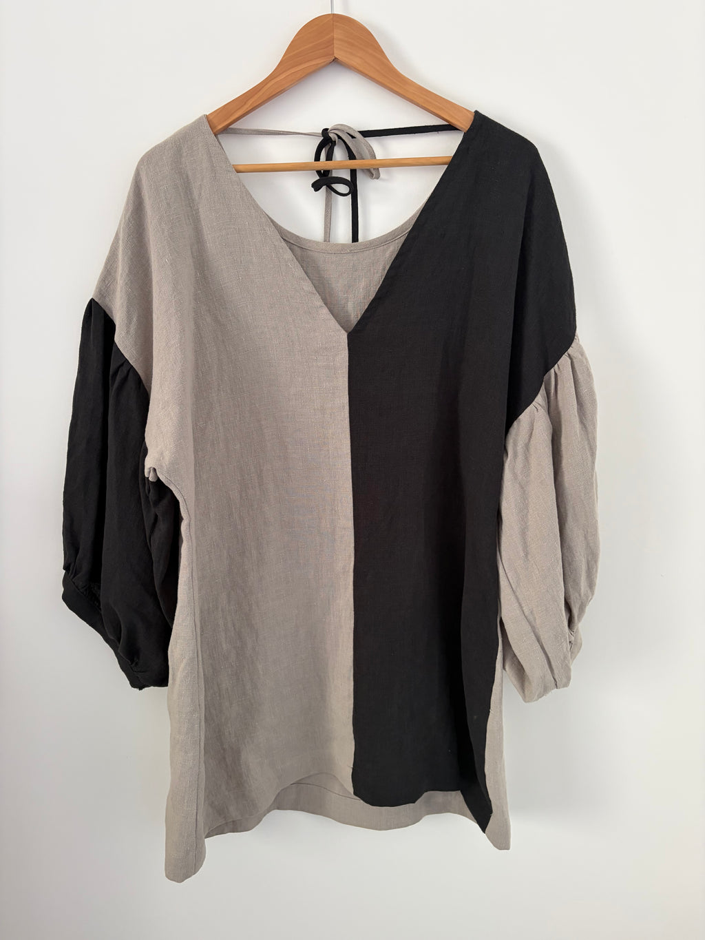 Gypsy shift dress : grey black