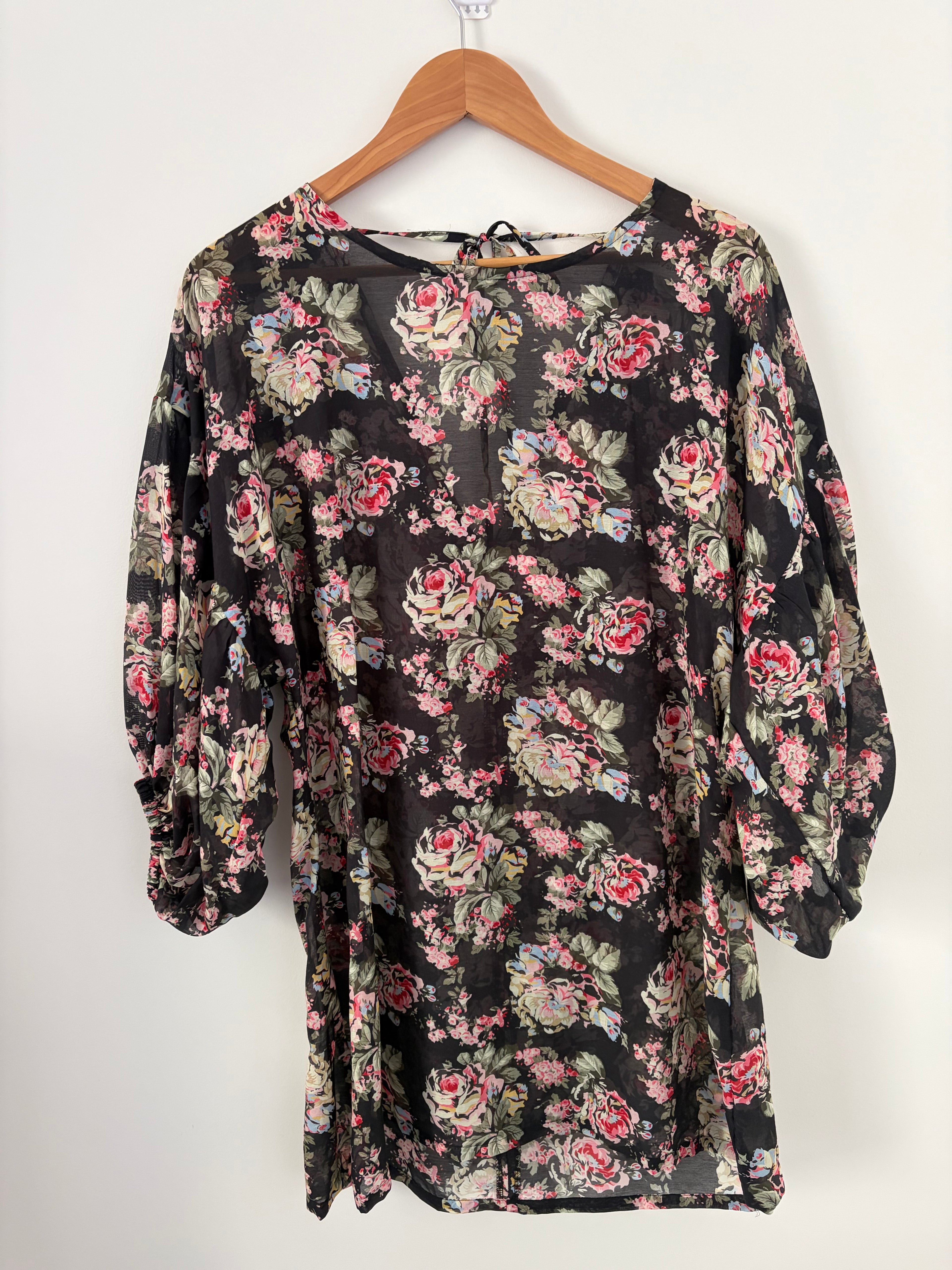 Gypsy shift dress : night garden