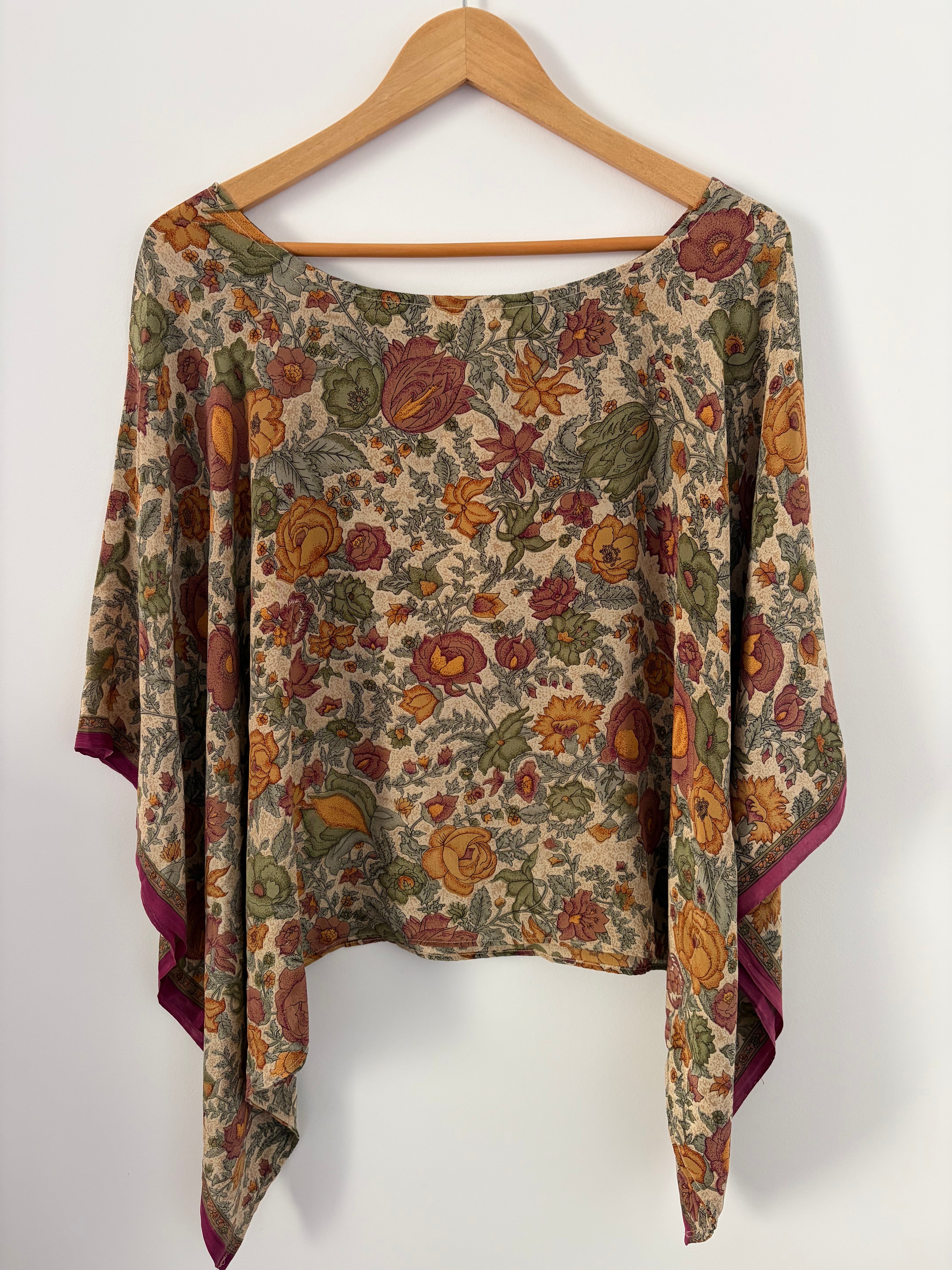 Rumi top : vintage floral (long)