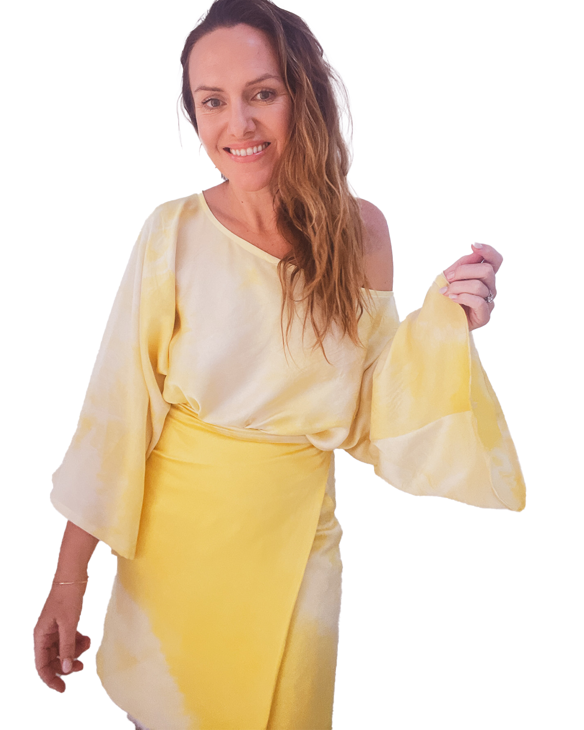 Aurora Top : Marigold Silk