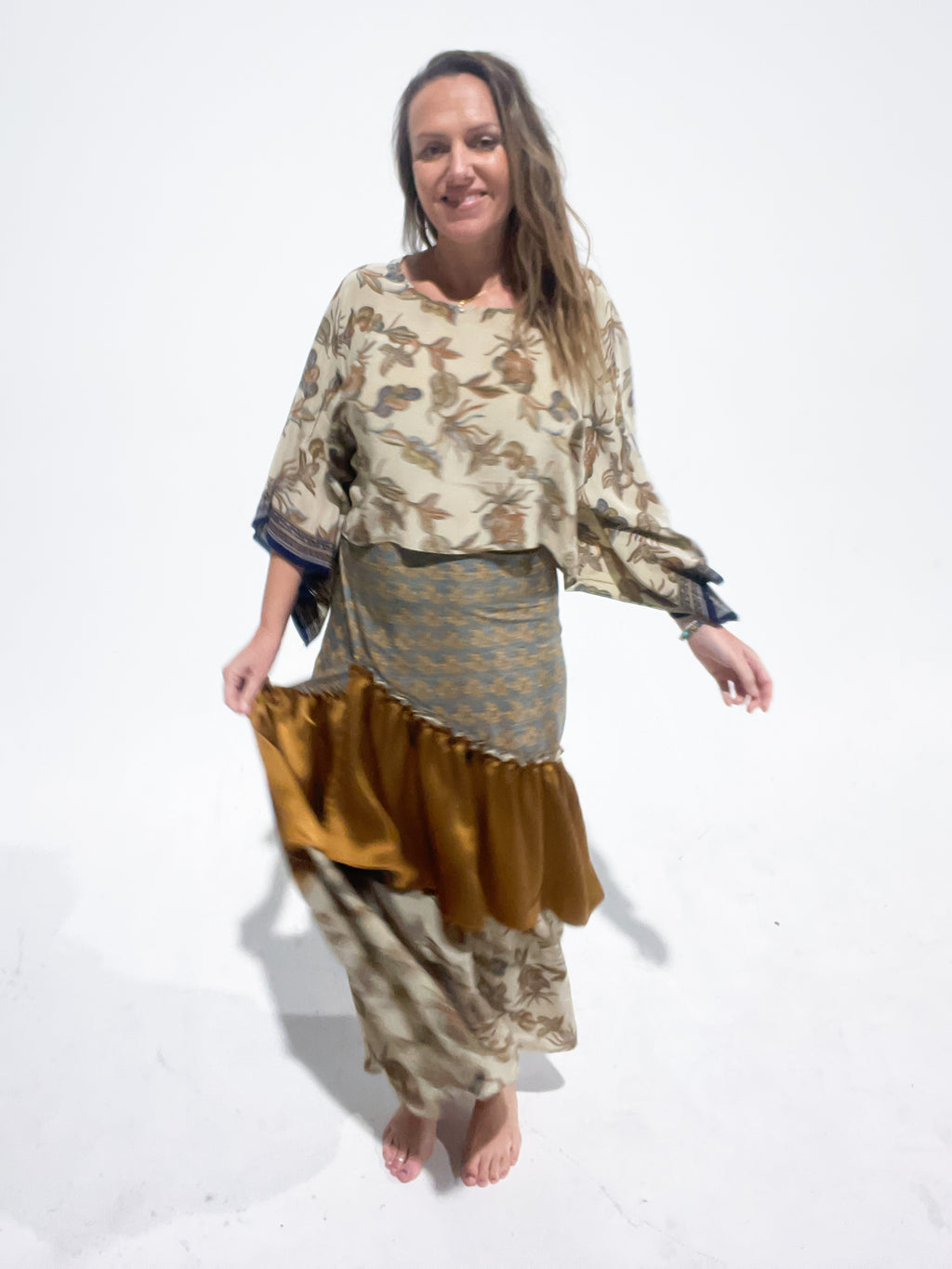 Oracle Skirt : Gold Leaf