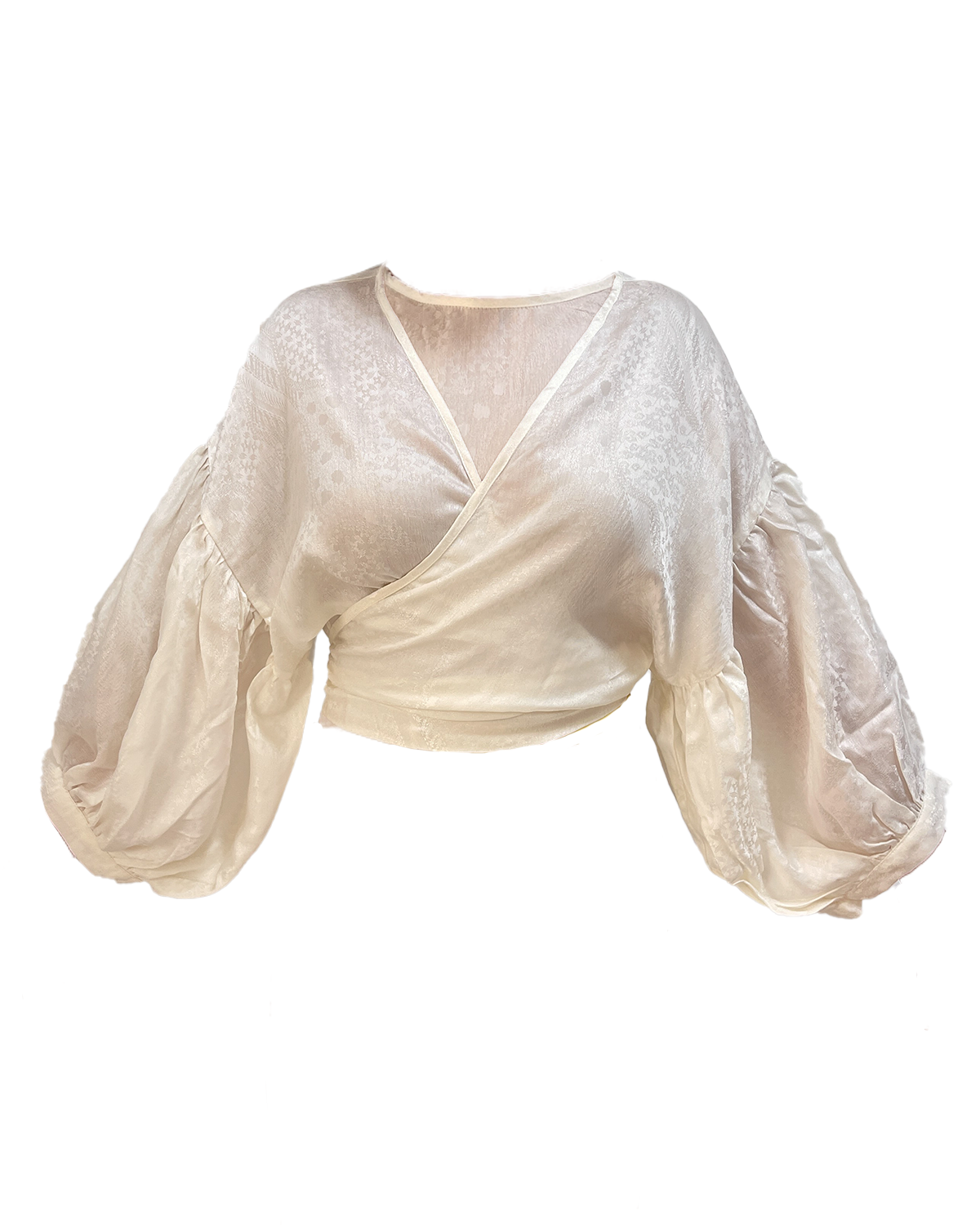 Persephone Wrap Top : cream