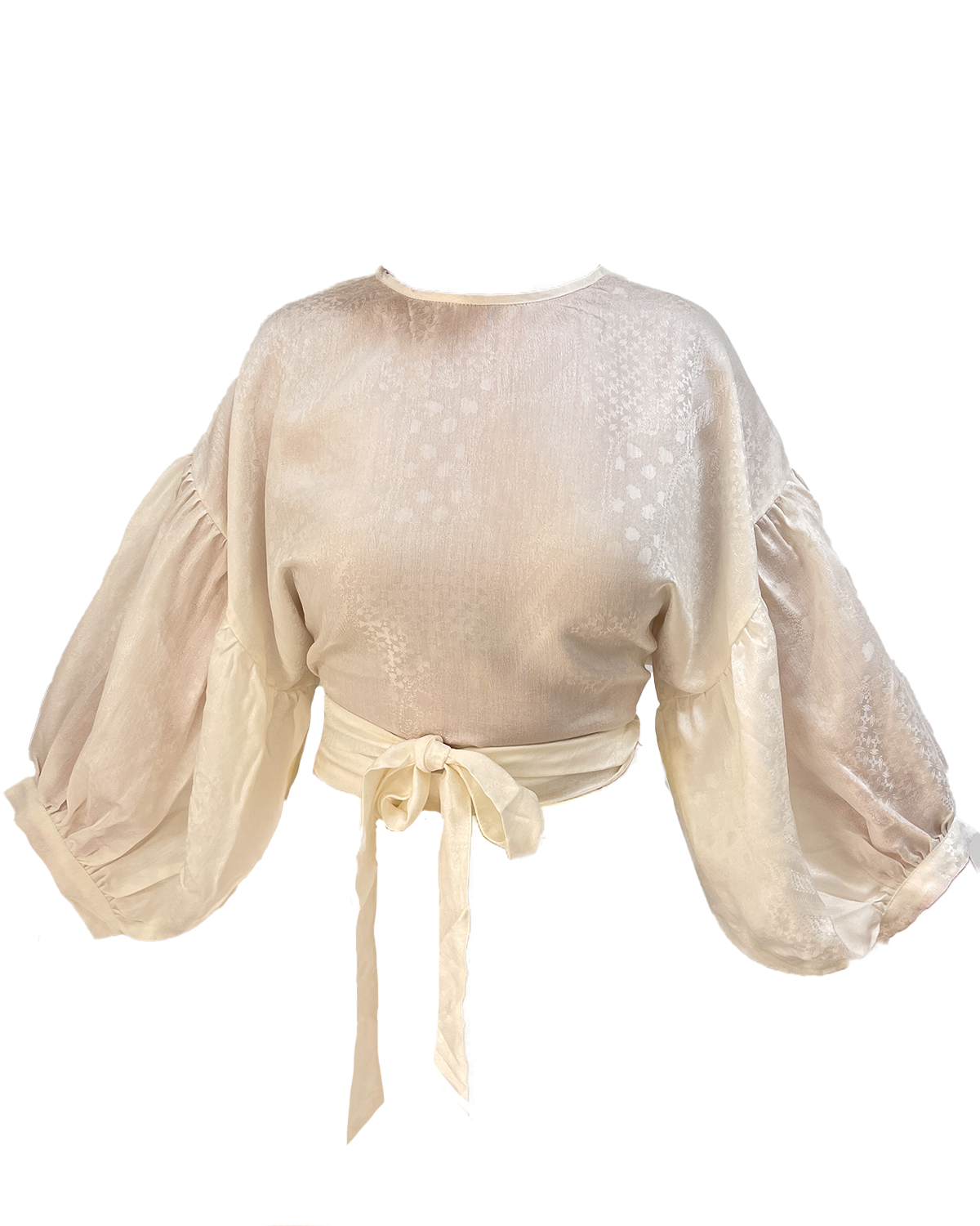 Persephone Wrap Top : cream