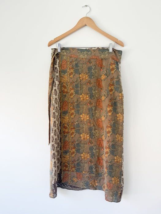 Aura Silk Wrap Skirt : 05 - RAFF.A.ELLA